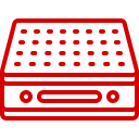 air-mattress icon red