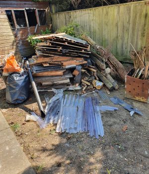 Garden clearance before