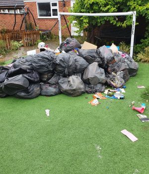 Rubbish removal before