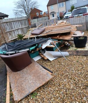 GARDEN WASTE CLEARANCE before