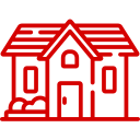 house icon red